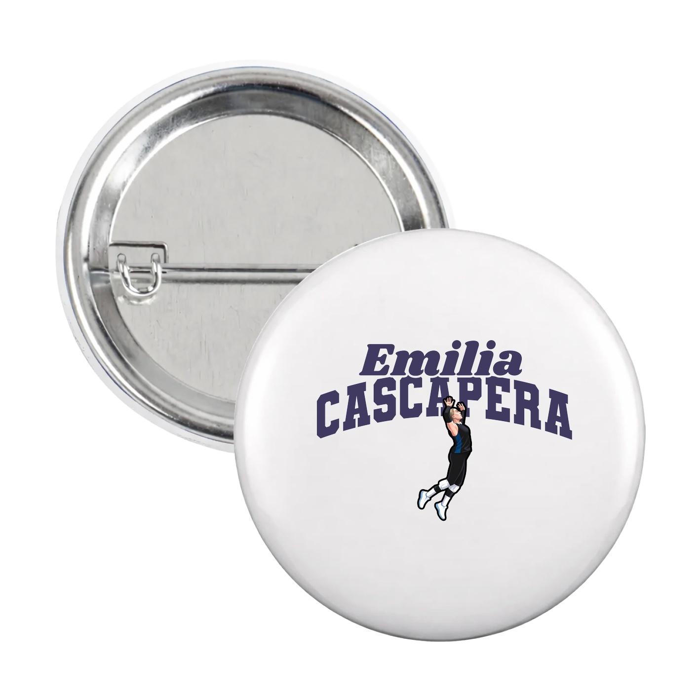 Game Day Button — Signature Arch in White