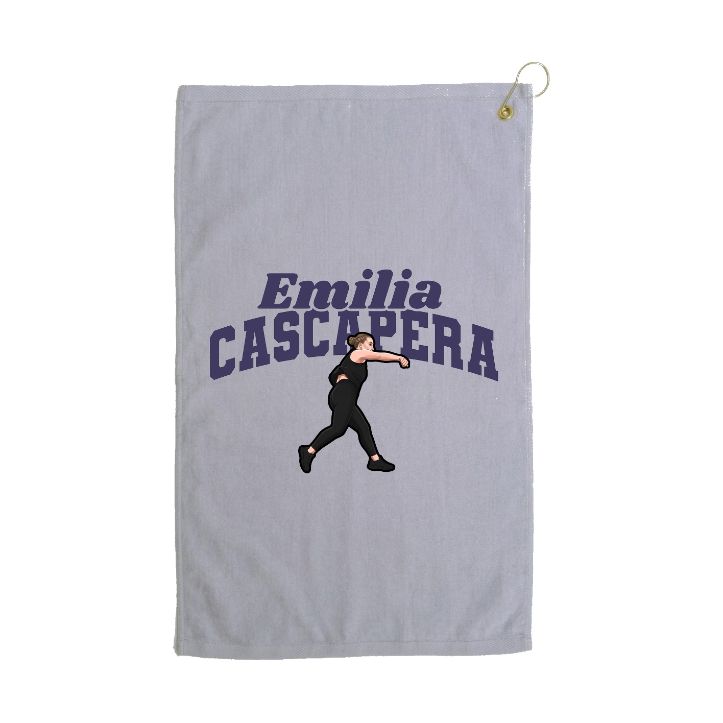 Golf Towel — Signature Arch in Grey