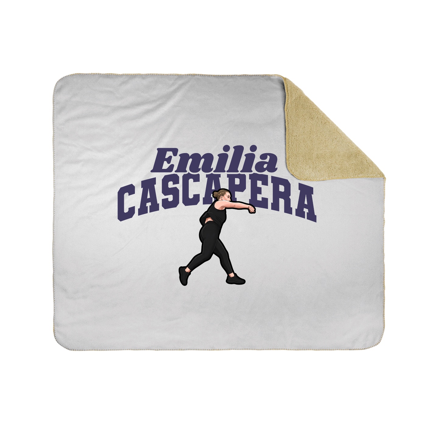 Throw Blanket — Signature Arch in White
