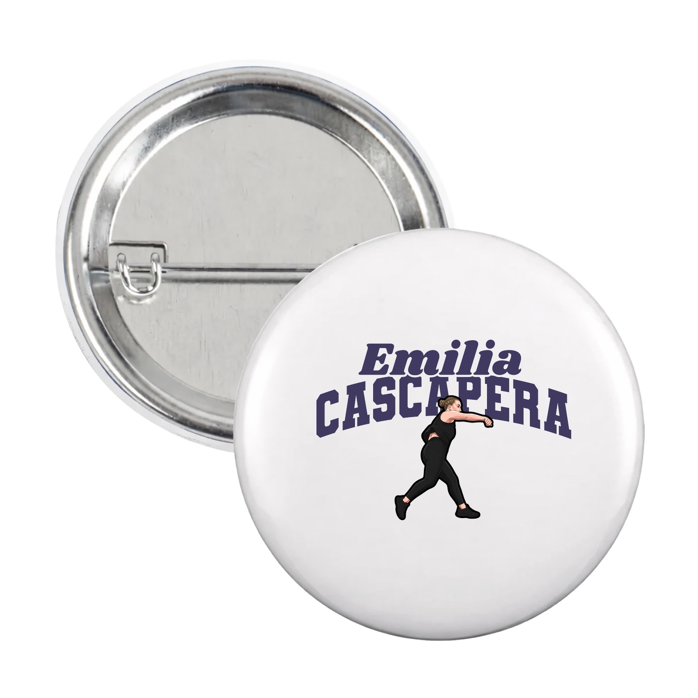 Game Day Button — Signature Arch in White