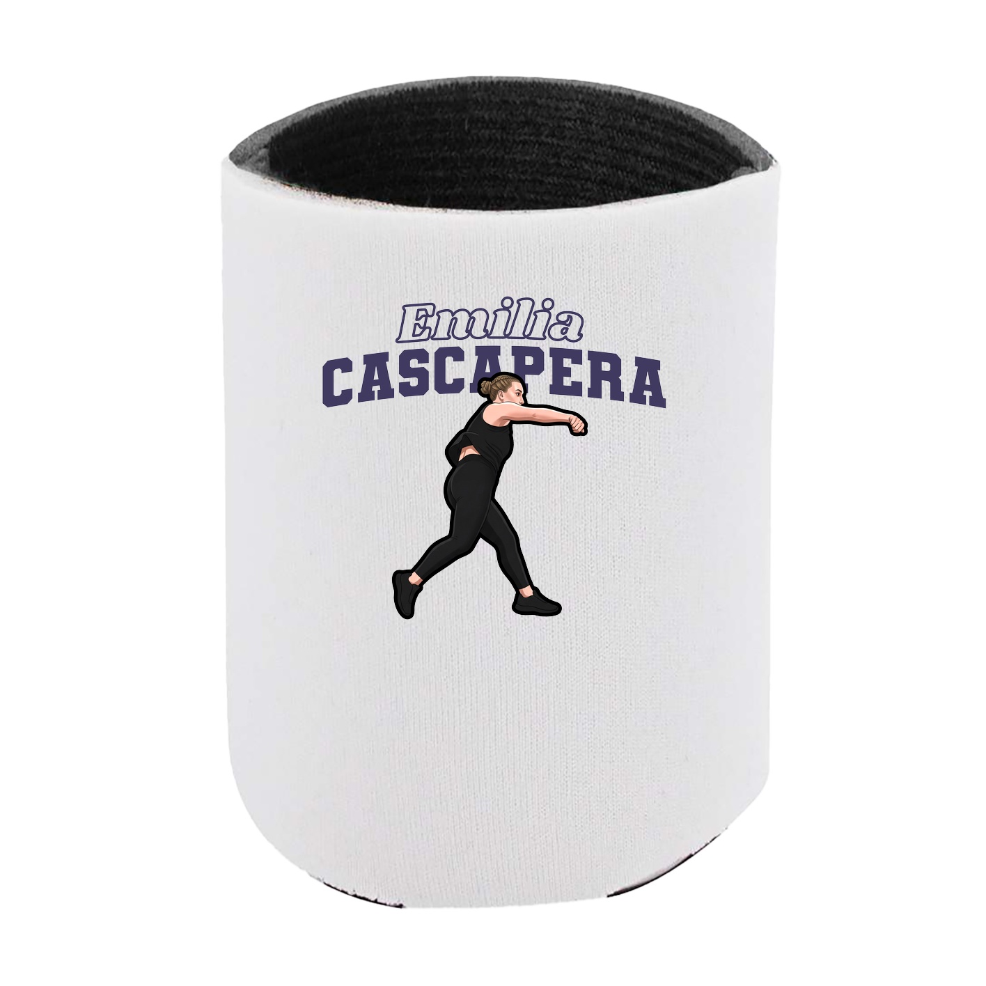 Can Holder — Name Arch in White