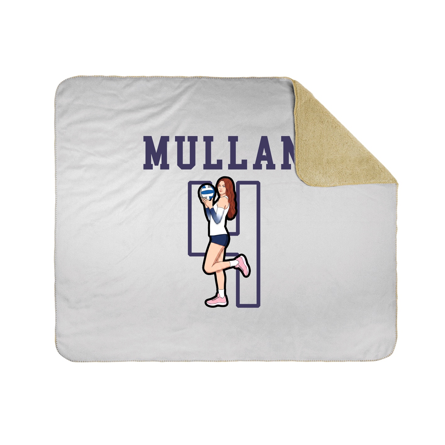 Throw Blanket — Shirsey in White