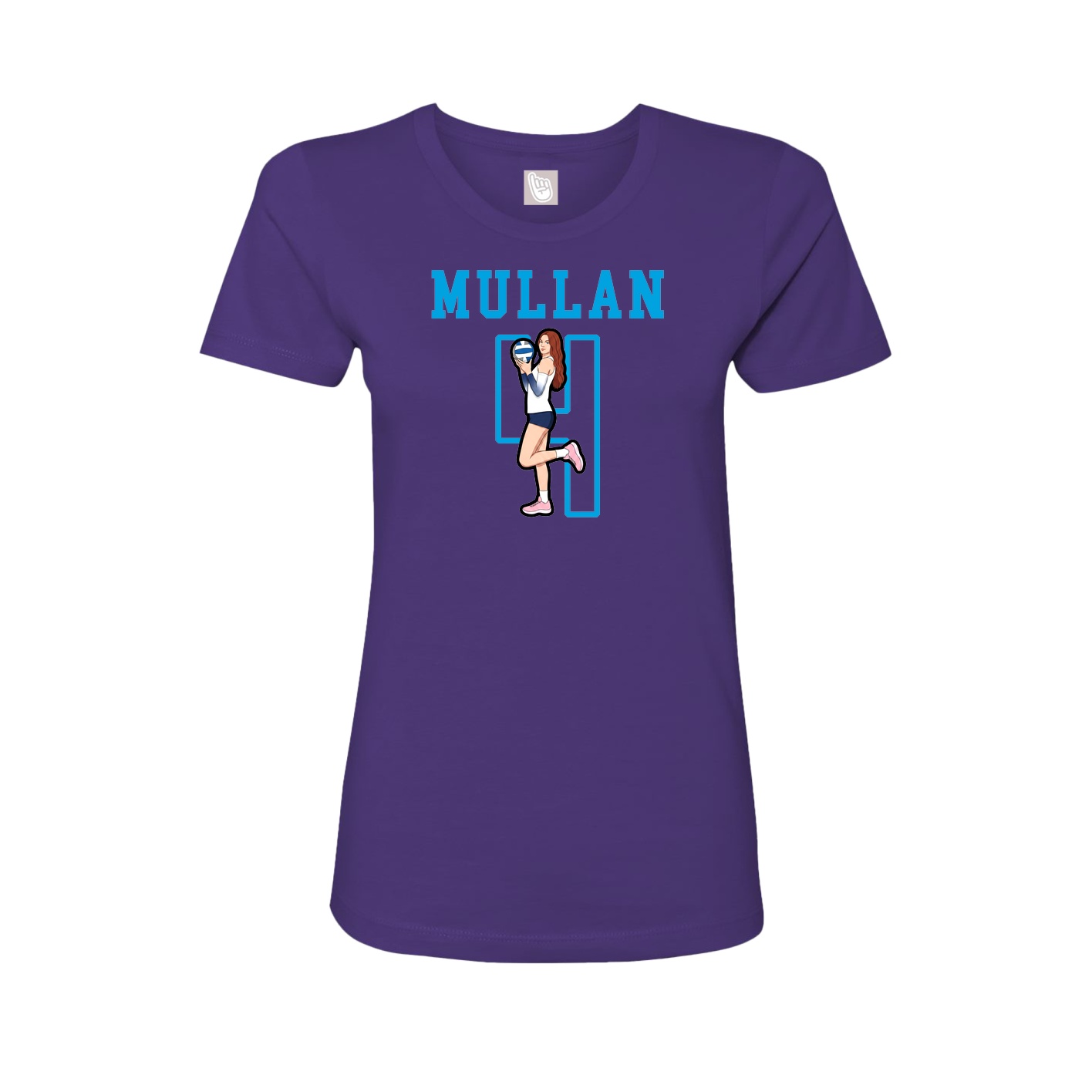 Fitted Women's Tee — Shirsey in Purple