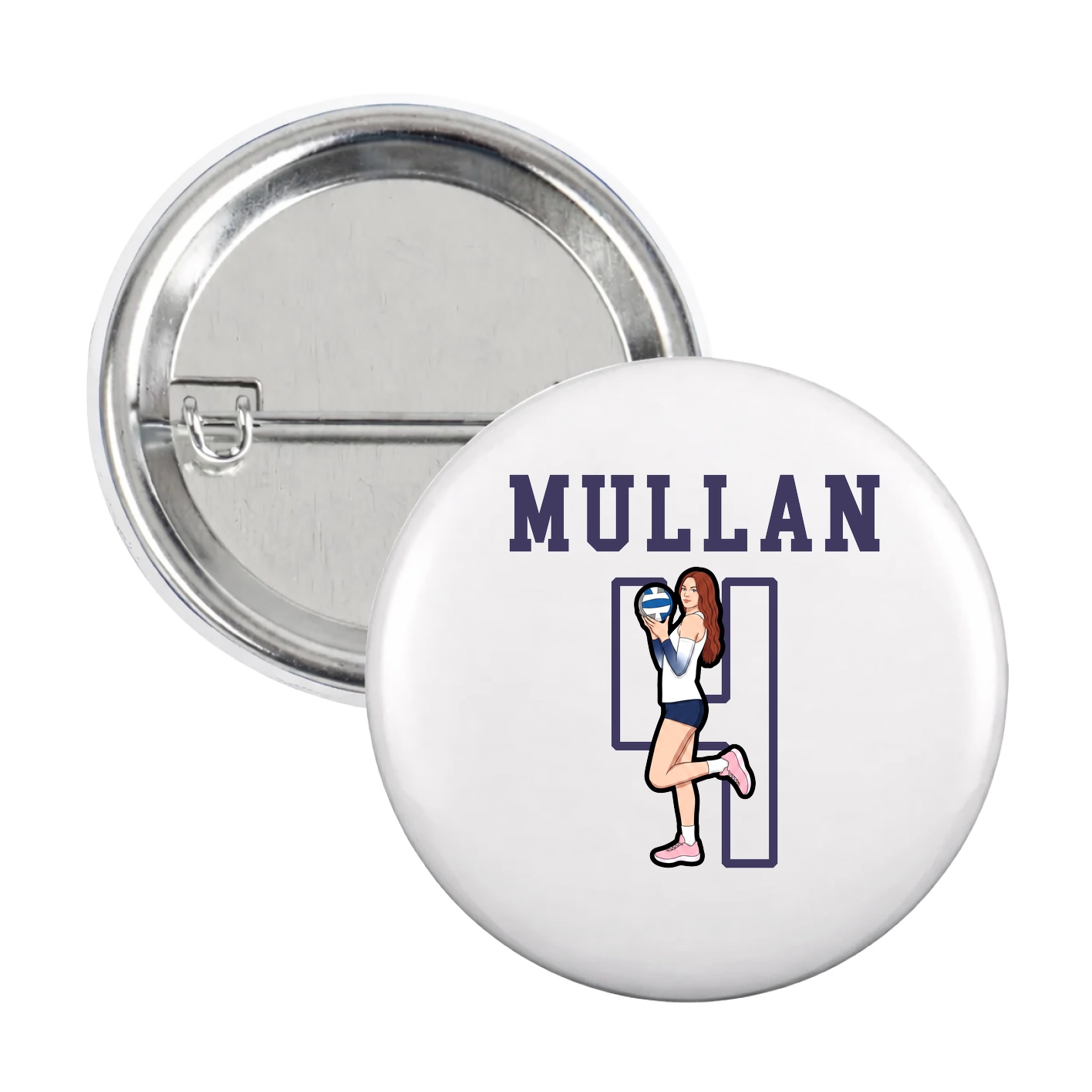 Game Day Button — Shirsey in White