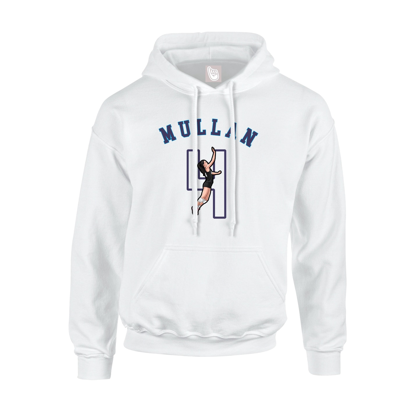 Youth Hoodie — Shirsey Arch in White