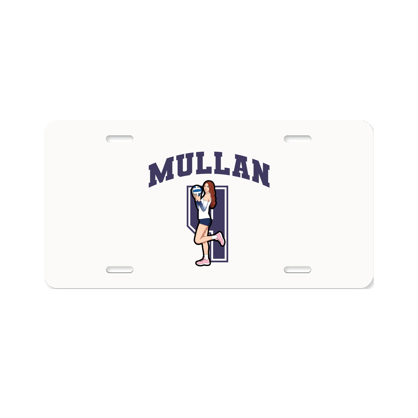 License Plate — Number in Classic