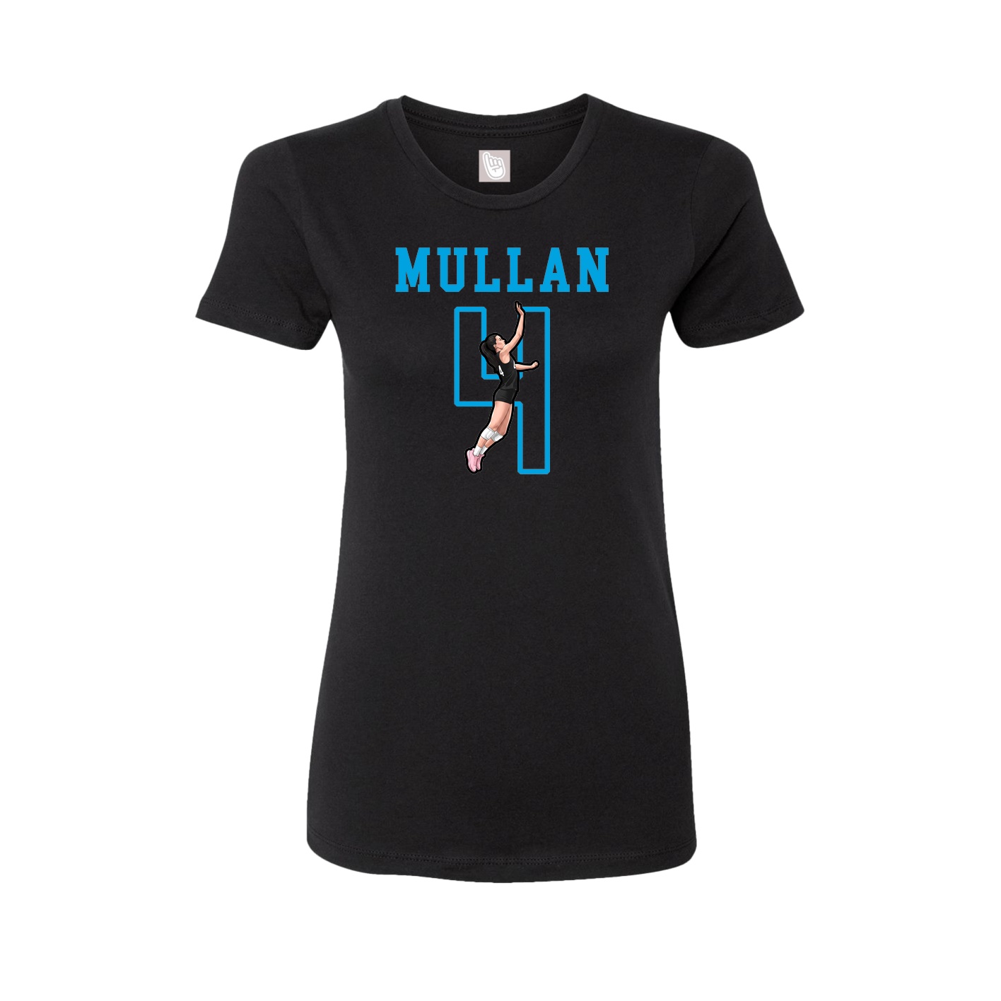 Fitted Women's Tee — Shirsey in Black