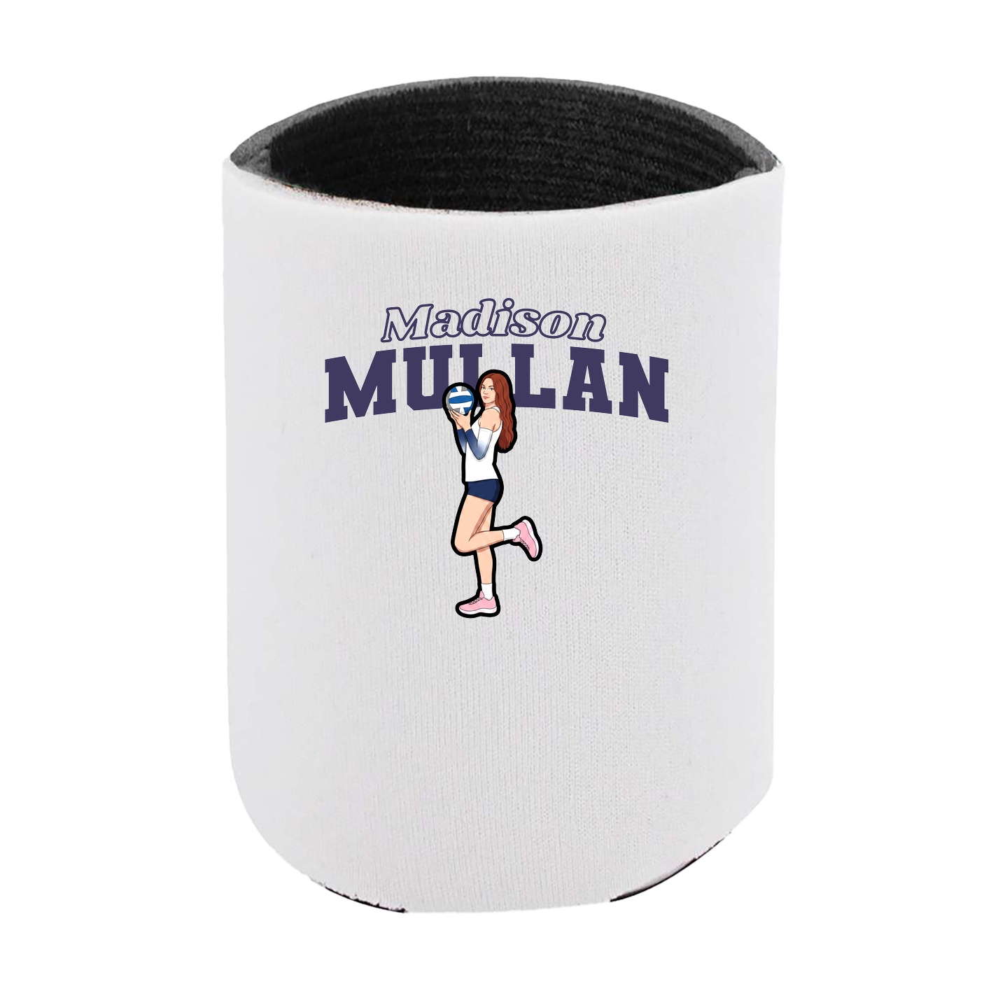 Can Holder — Name Arch in White