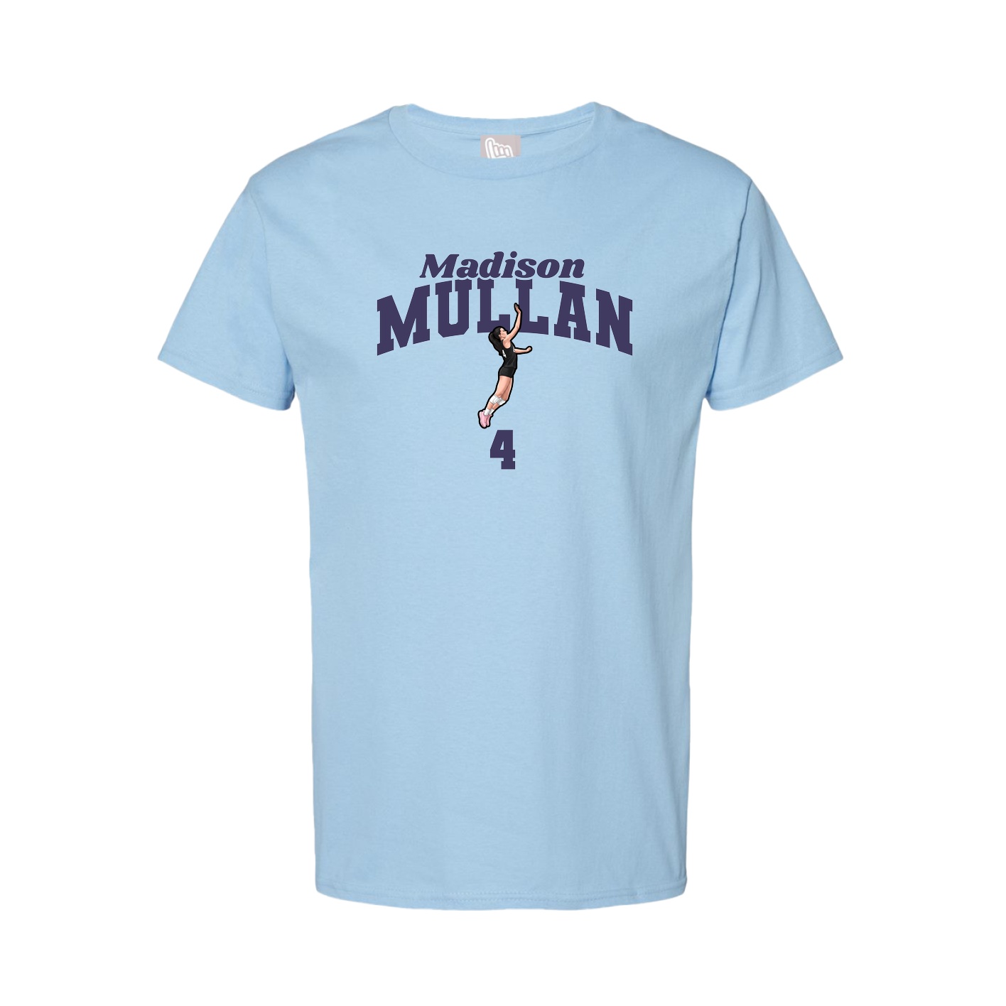 Tee — Signature Arch in Light Blue