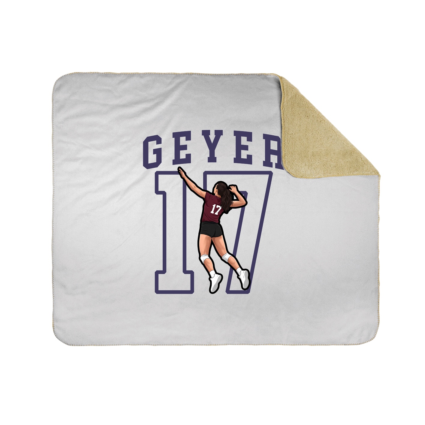 Throw Blanket — Shirsey in White