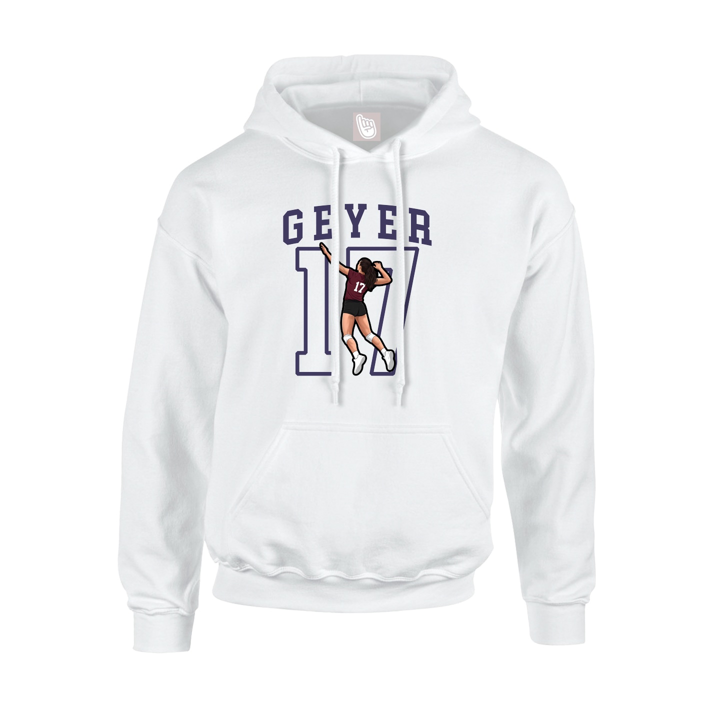 Youth Hoodie — Shirsey in White