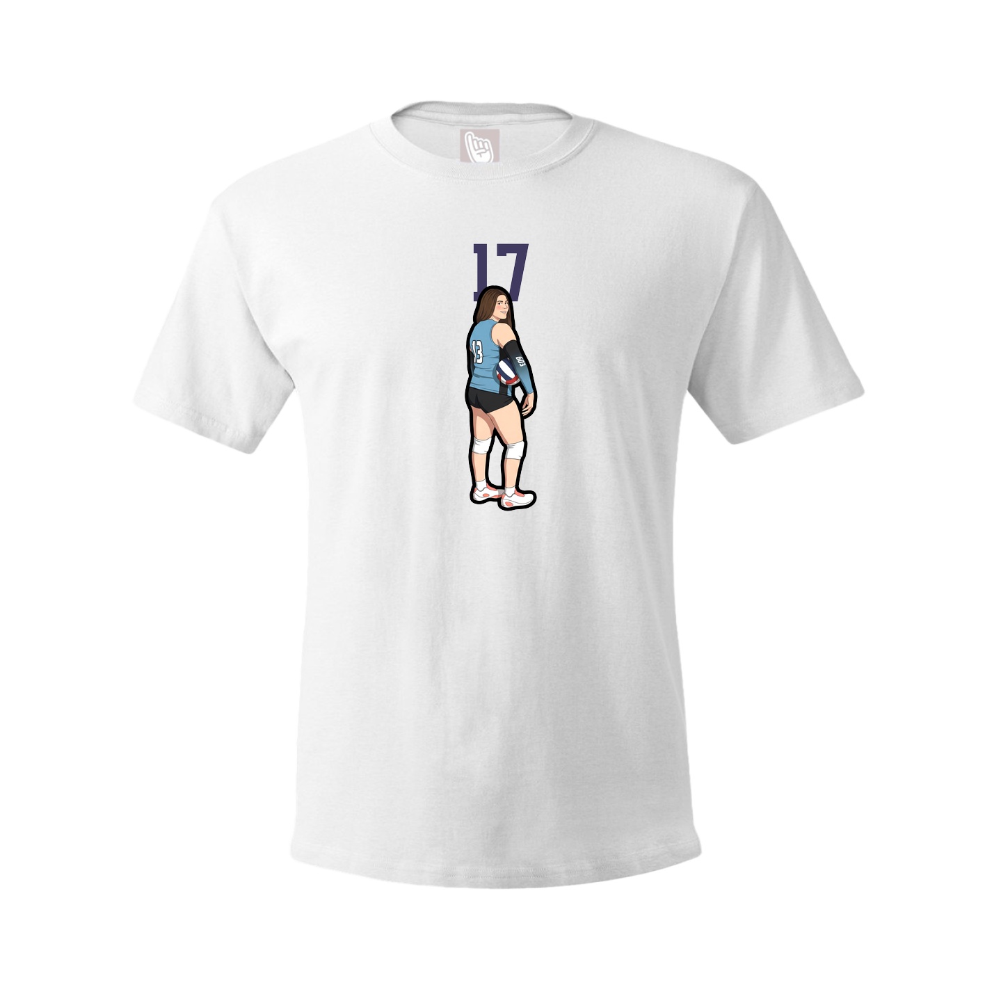 Tee — Number Top in White