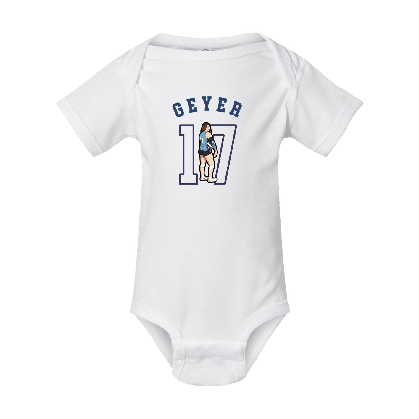 Baby Onesie — Shirsey Arch in White