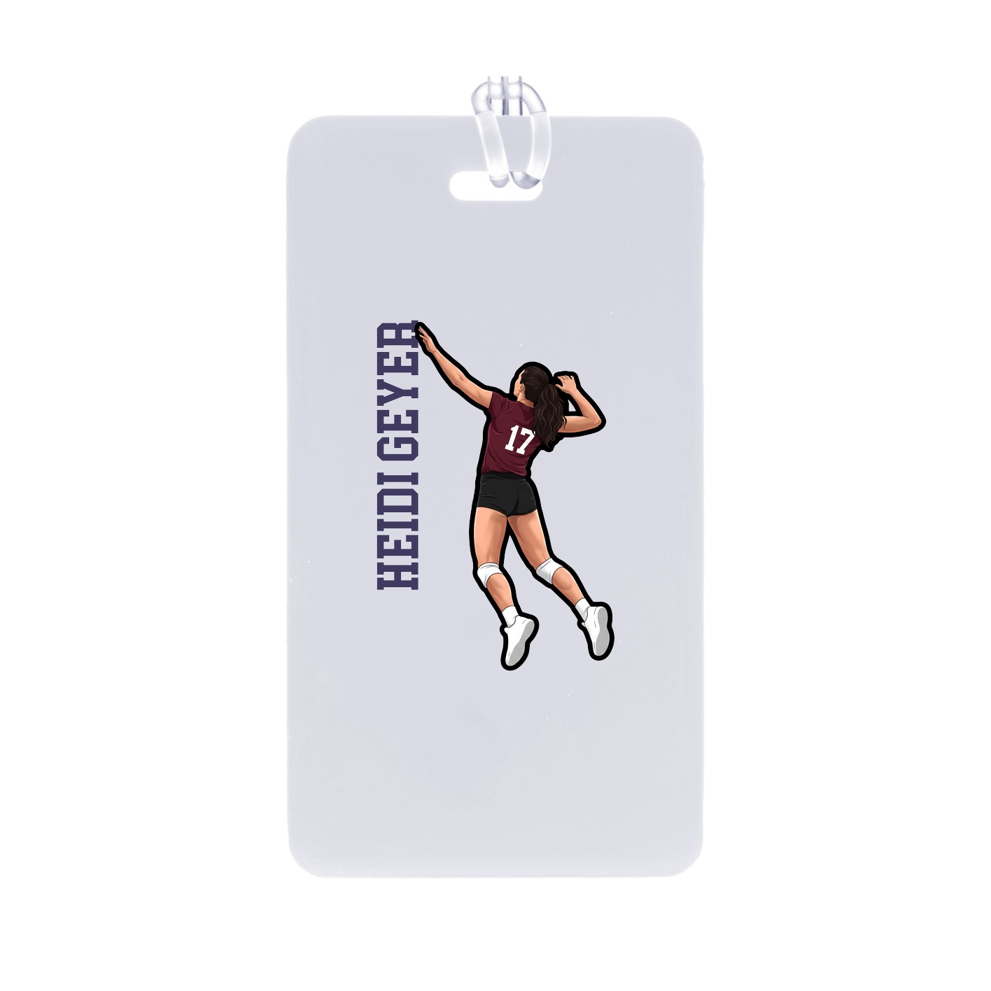 Bag Tag — Name Vertical in Classic