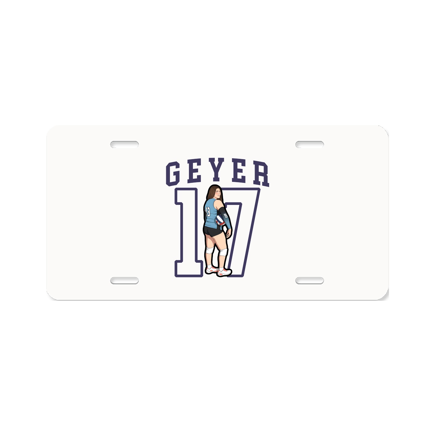 License Plate — Shirsey in Classic