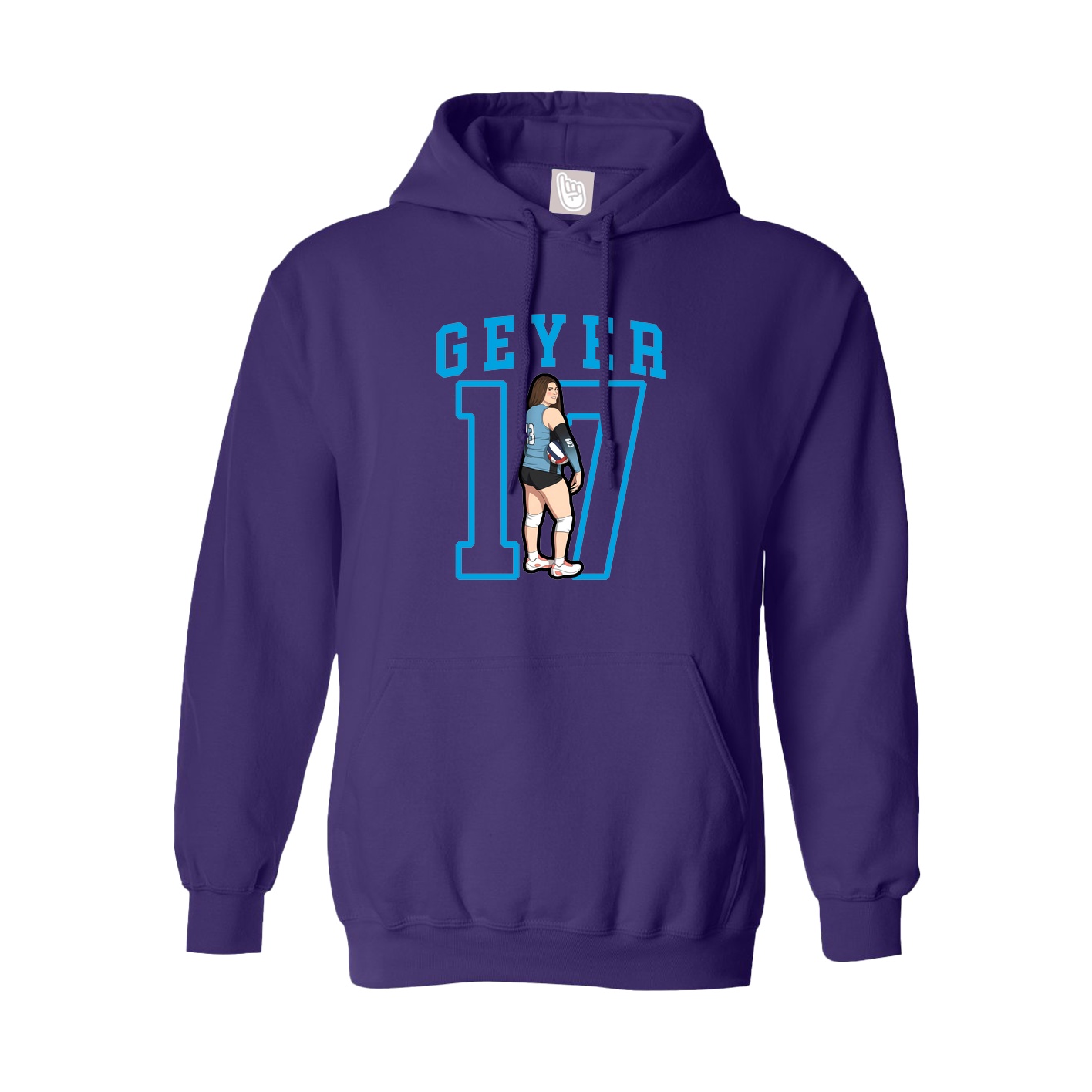 Hoodie — Shirsey in Purple