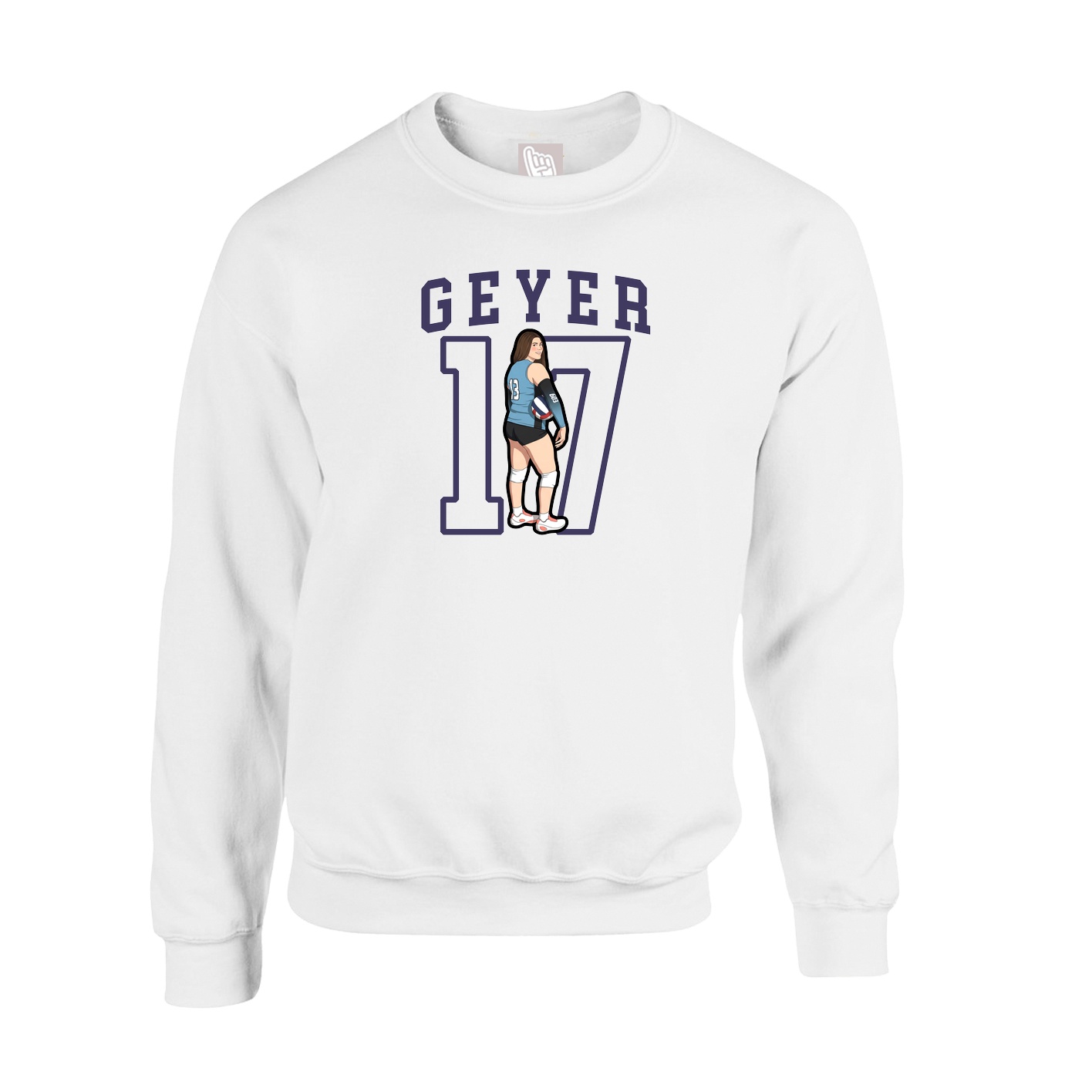 Fleece Crew — Shirsey in White
