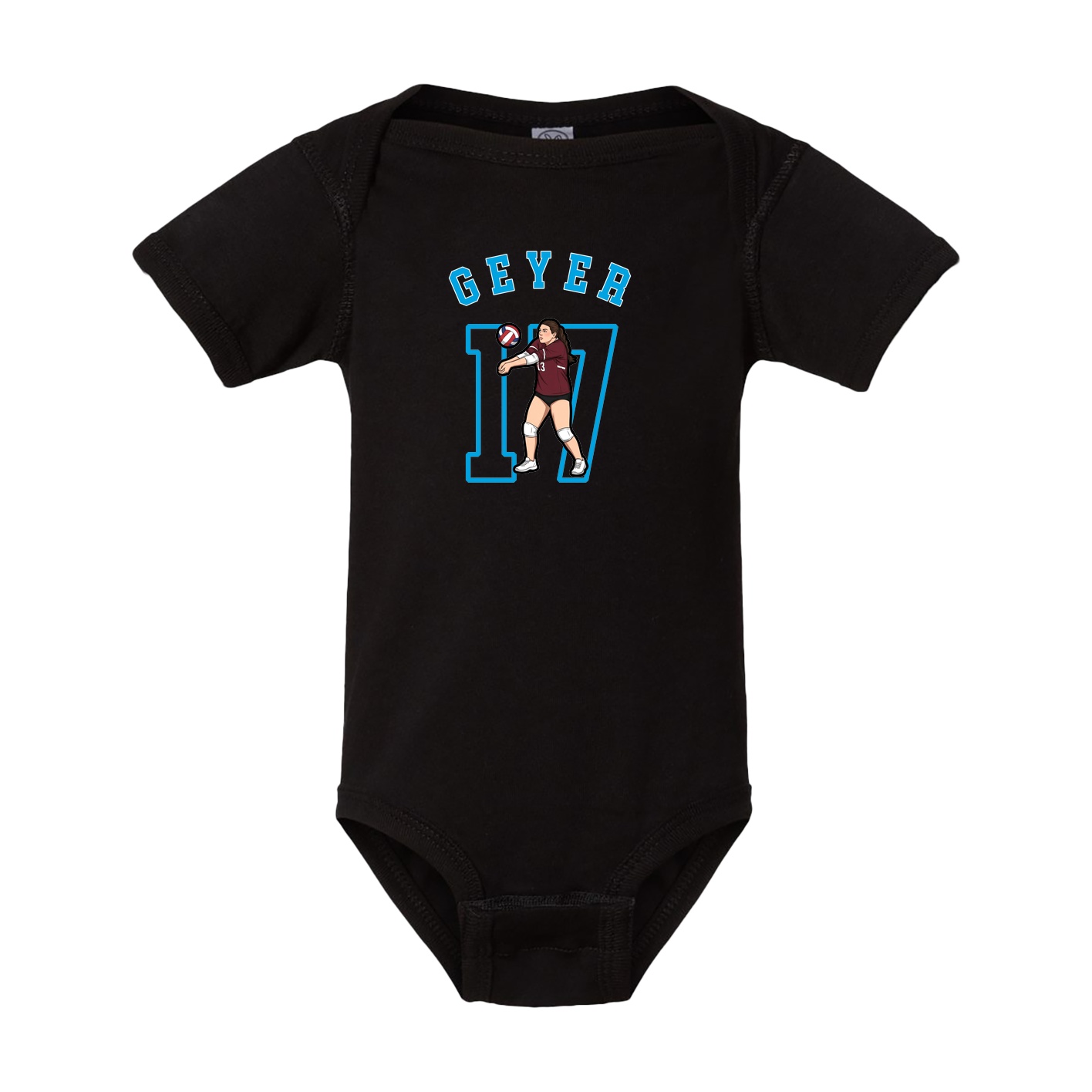 Baby Onesie — Shirsey Arch in Black