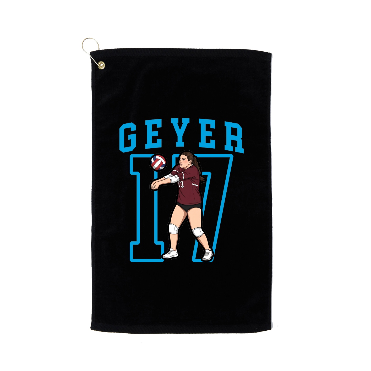 Golf Towel — Shirsey in Black