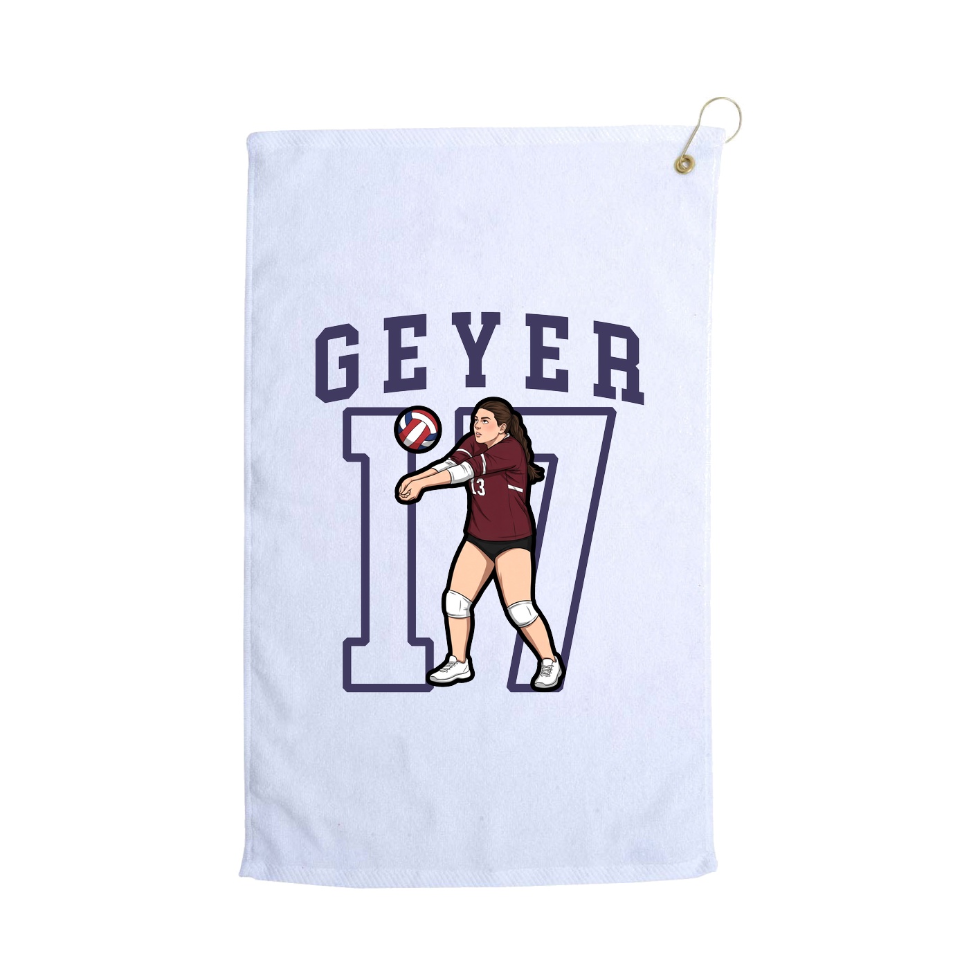 Golf Towel — Shirsey in White