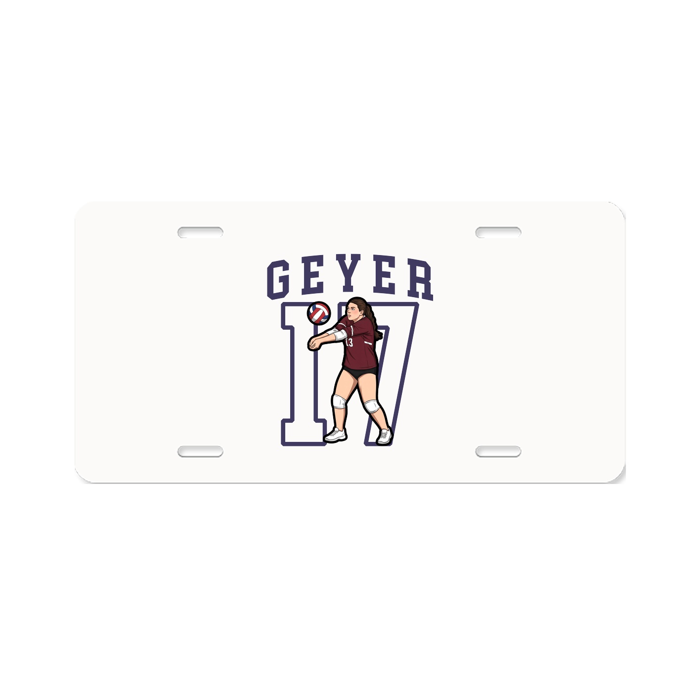 Aluminum License Plate