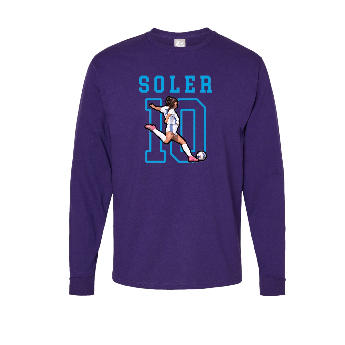Long Sleeve Tee — Shirsey in Purple