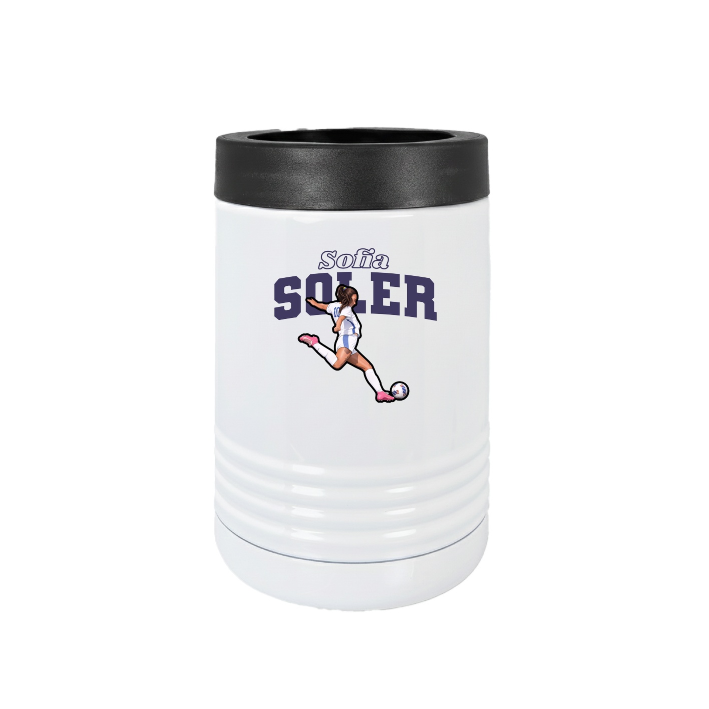 Beverage Holder — Name Arch in White