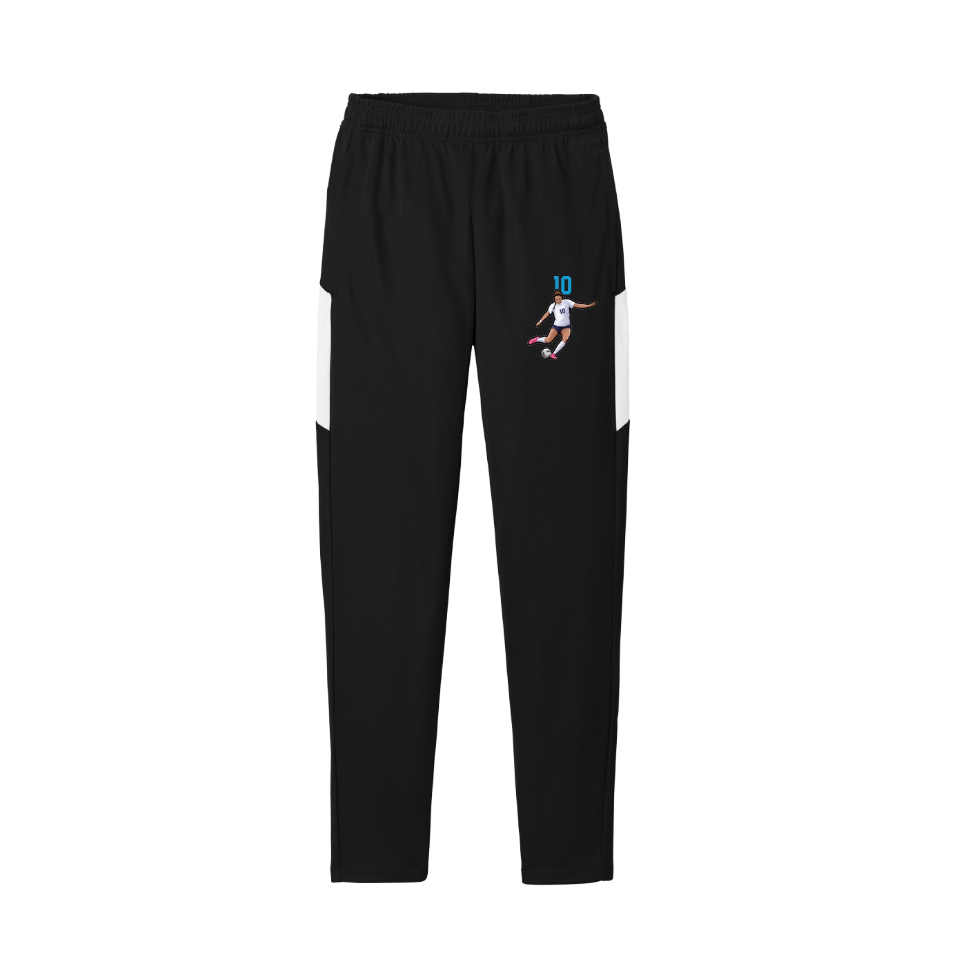 Team Travel Pant — Number Top in Black/White