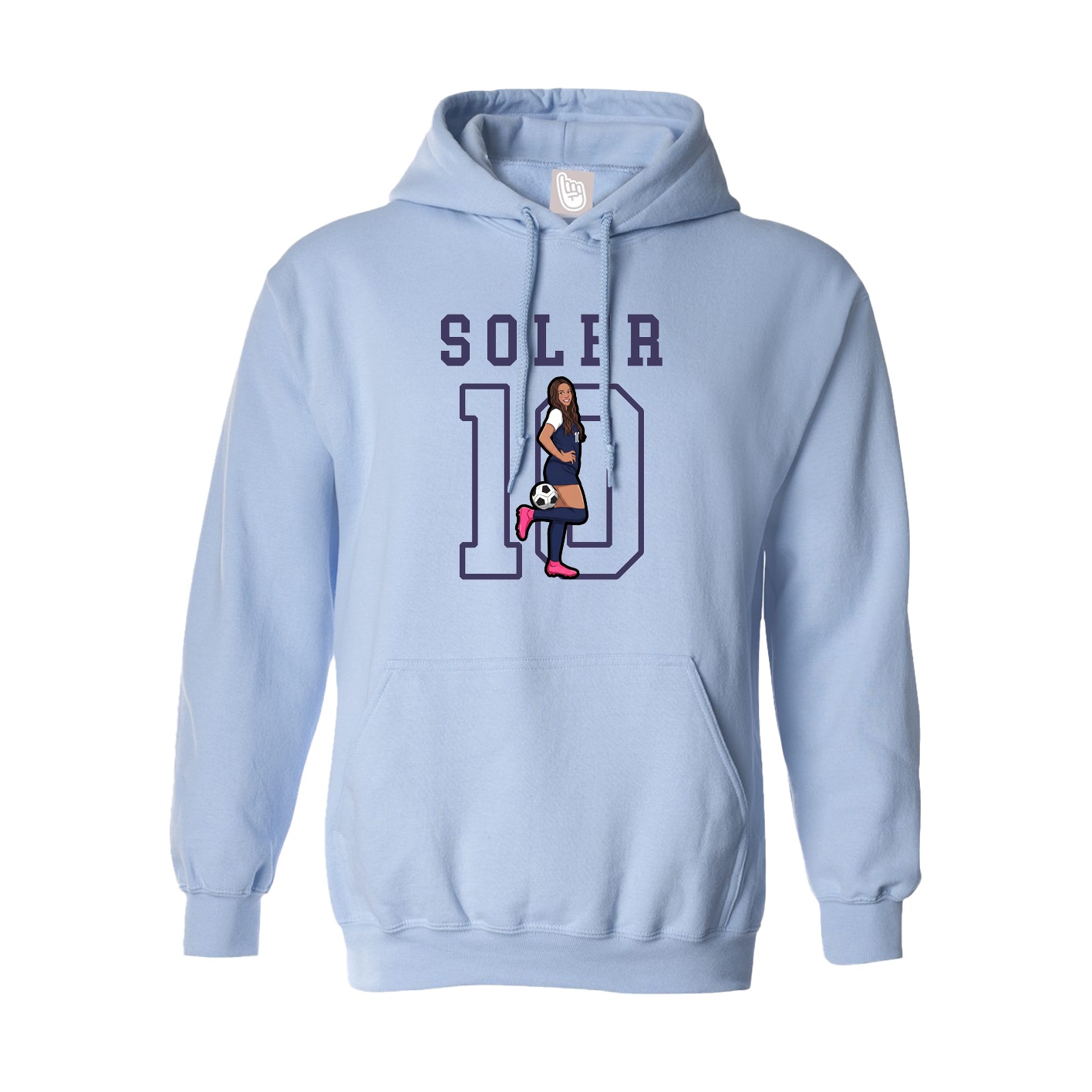 Hoodie — Shirsey in Light Blue