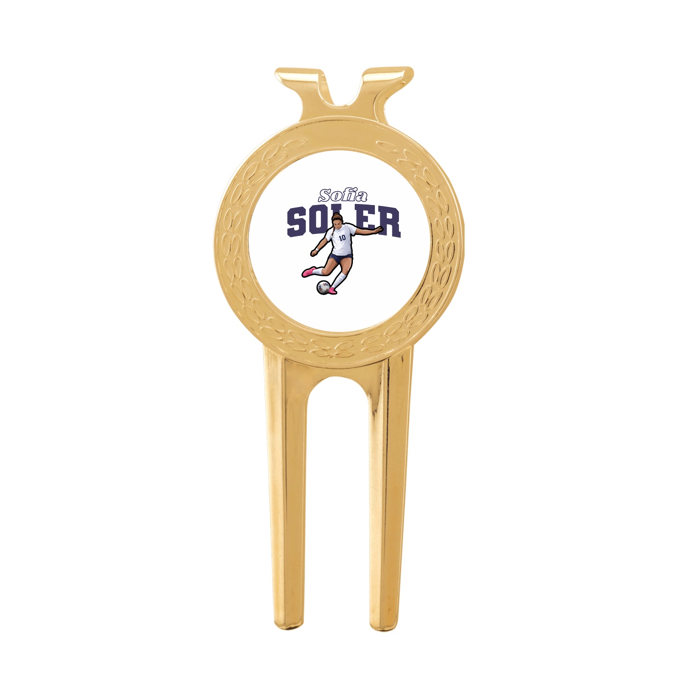 Divot Tool with Ball Marker — Name Arch in Classic