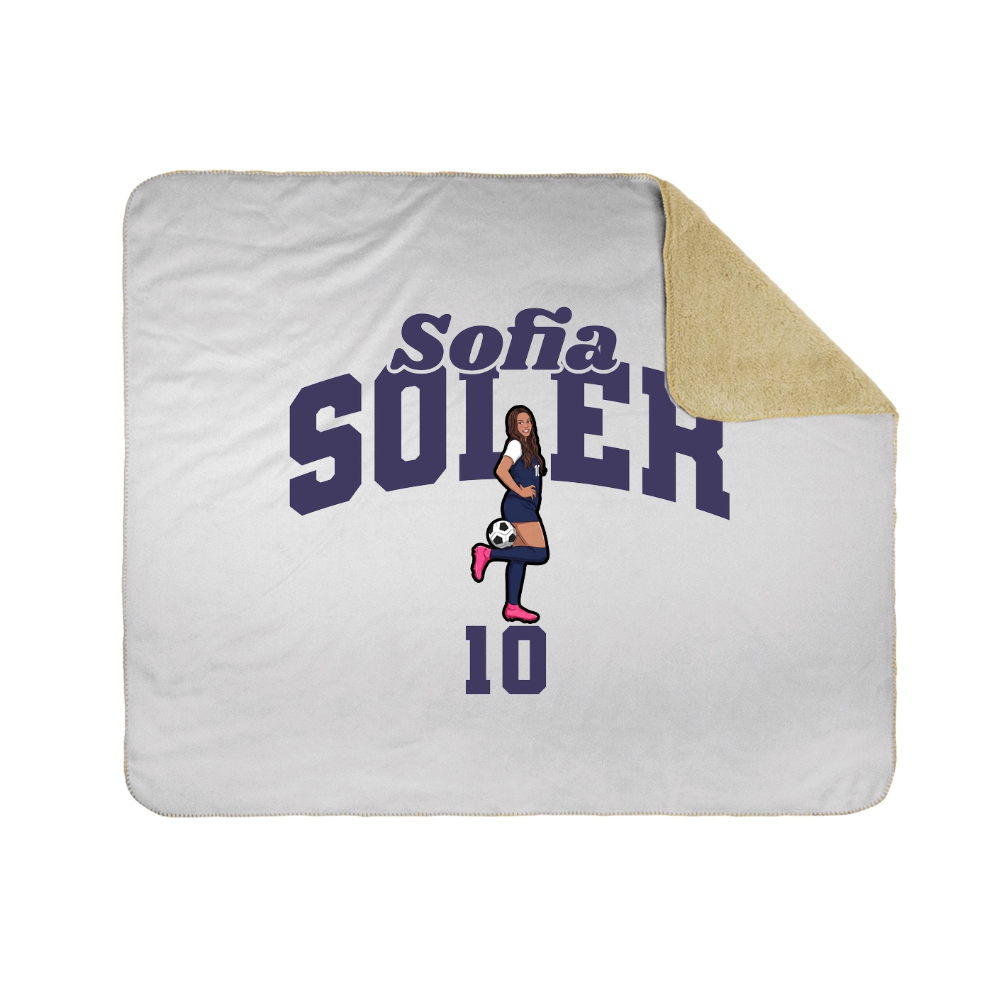 Throw Blanket — Signature Arch in White