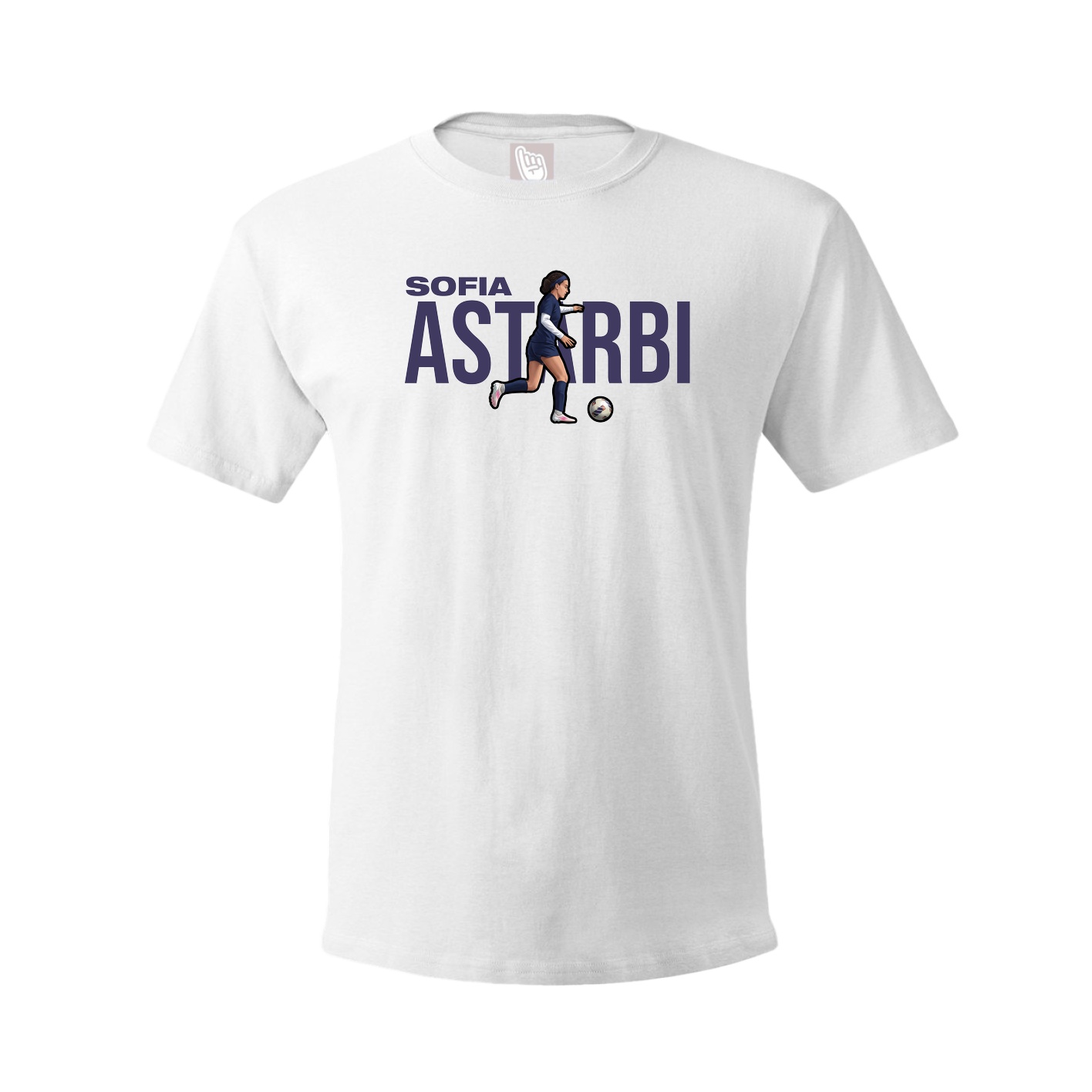 Youth Tee — Player Name in White