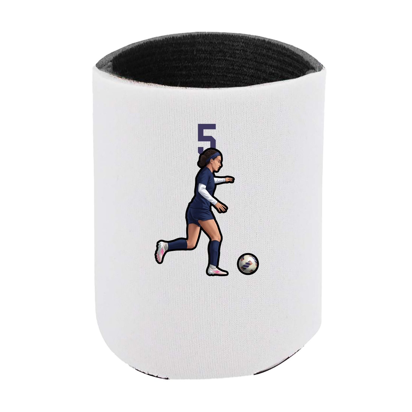 Can Holder — Number Top in White