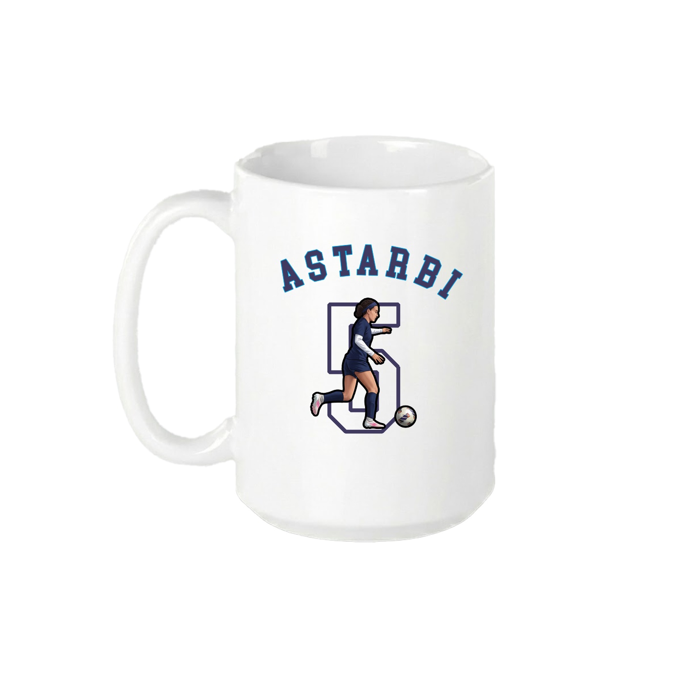 15oz Coffee Mug — Shirsey Arch in White