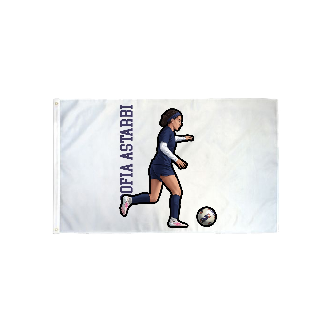 3x5 Flag — Name Vertical in Classic