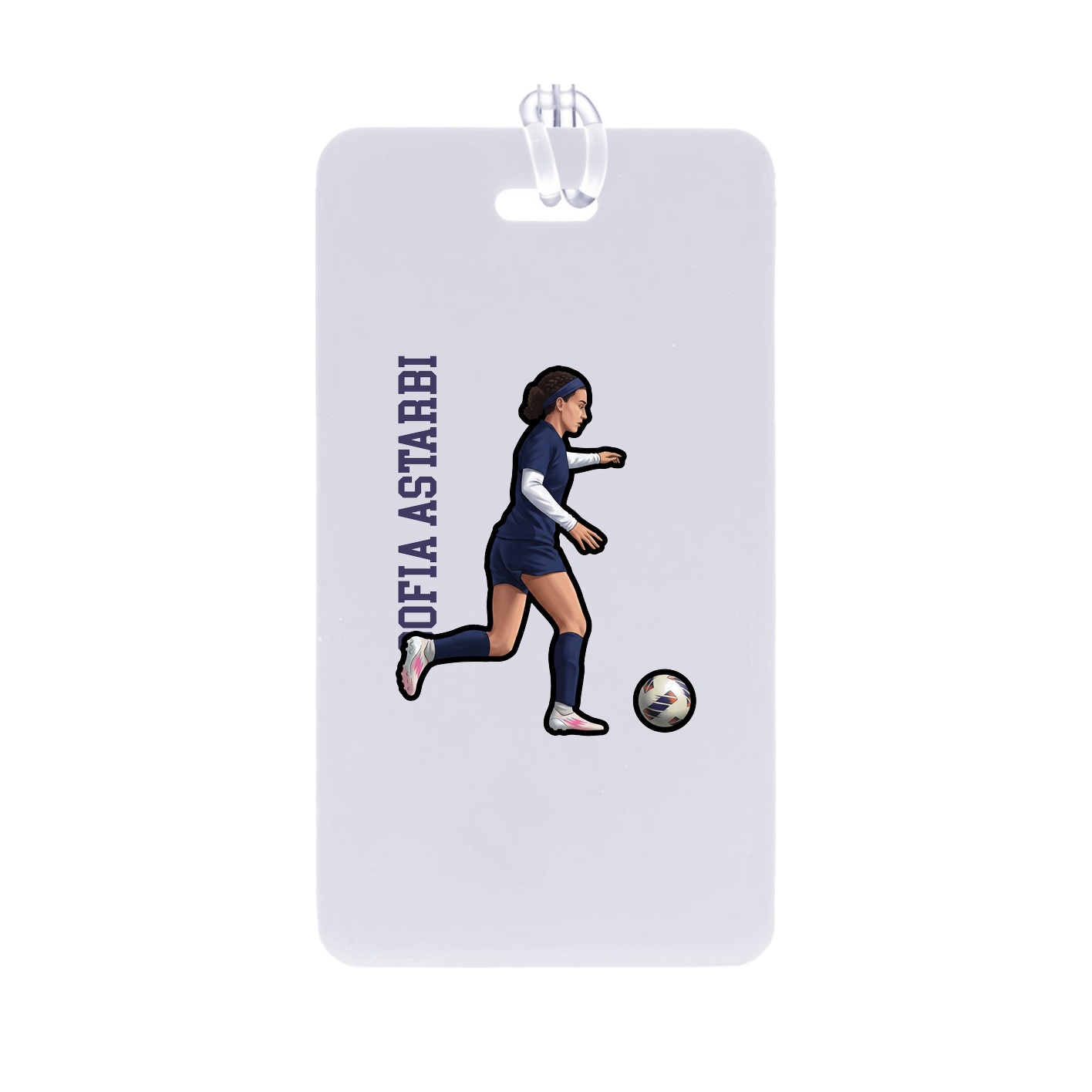 Bag Tag — Name Vertical in Classic
