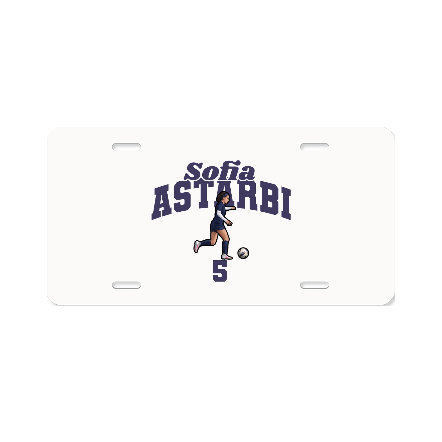 License Plate — Signature Arch in Classic