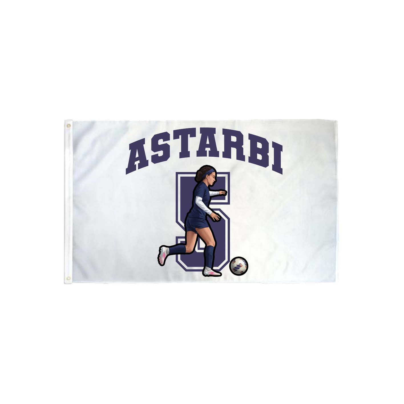 3x5 Flag — Number in Classic
