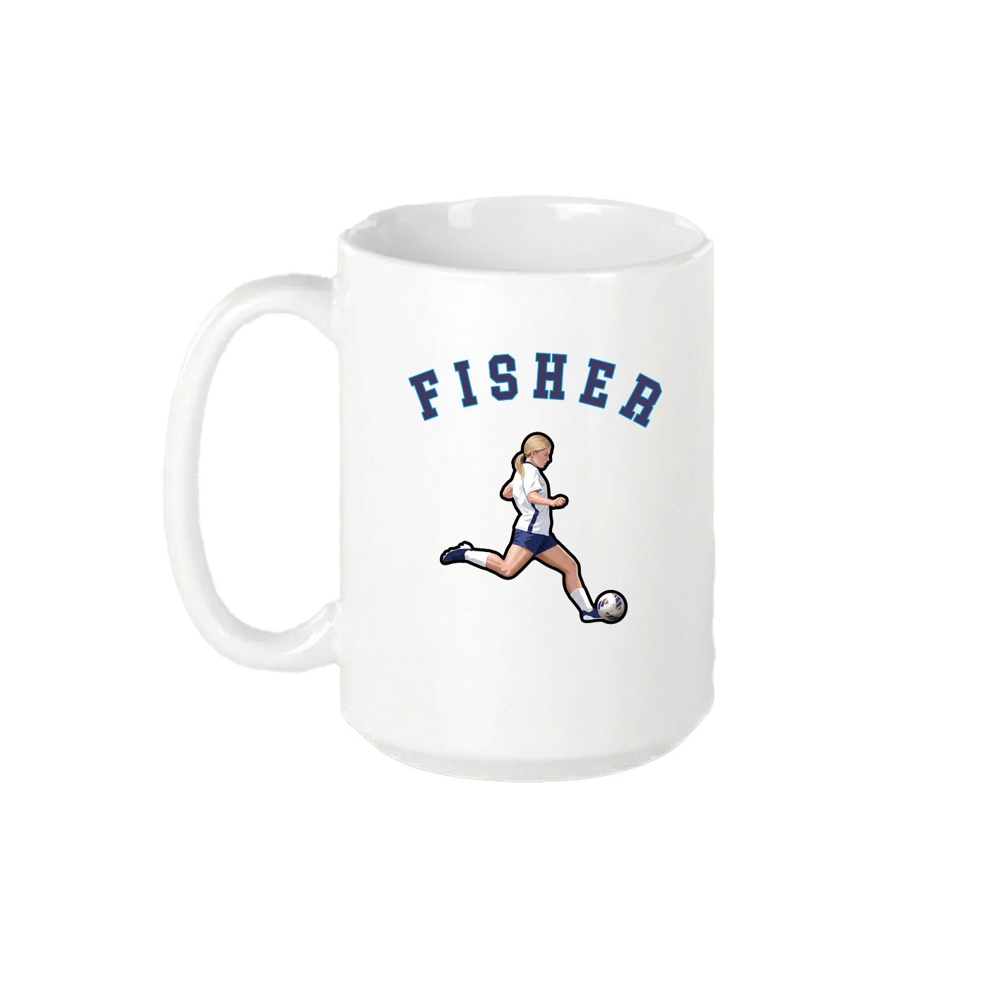 15oz Coffee Mug — Shirsey Arch in White
