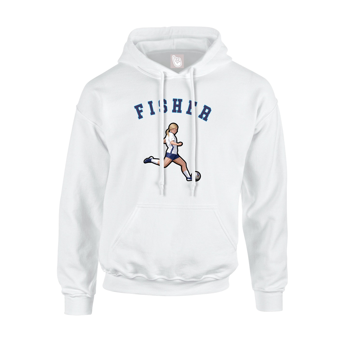 Hoodie — Shirsey Arch in White