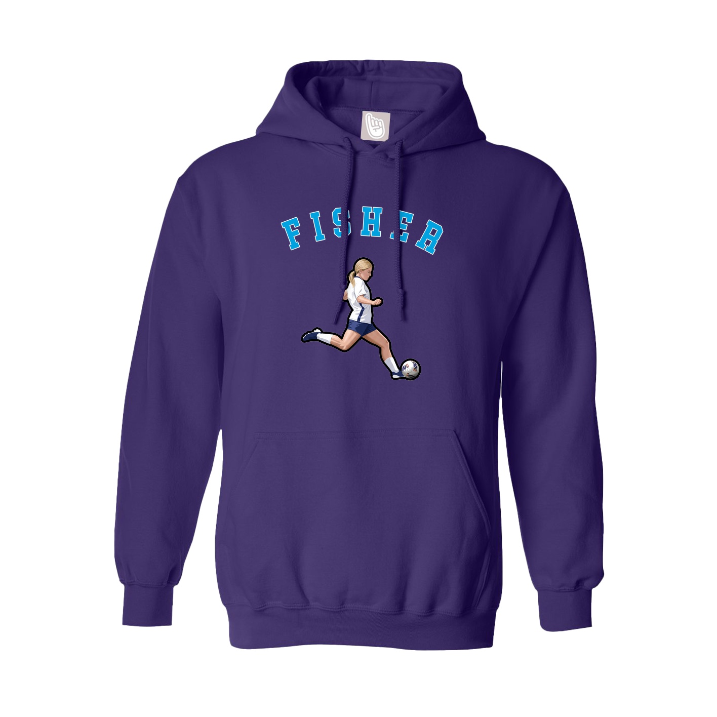Youth Hoodie — Shirsey Arch in Purple