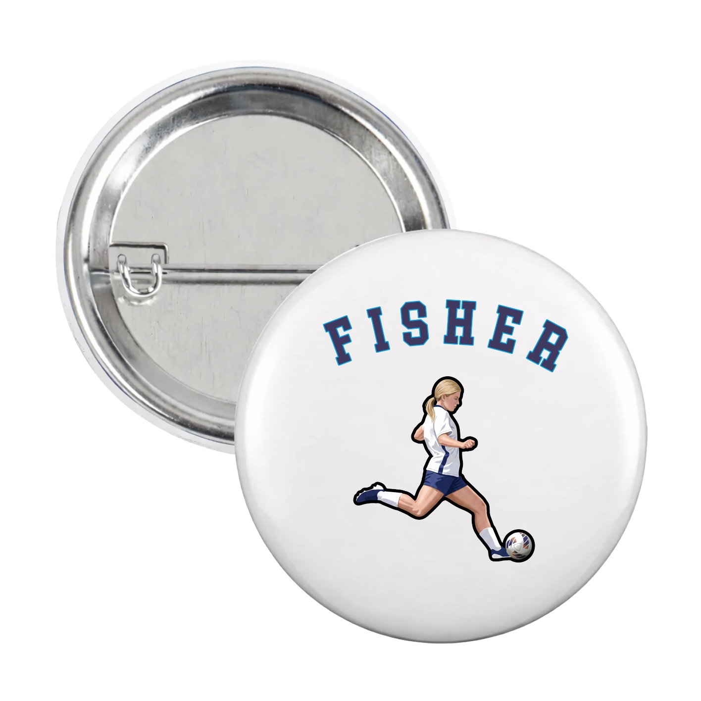 Game Day Button — Shirsey Arch in White