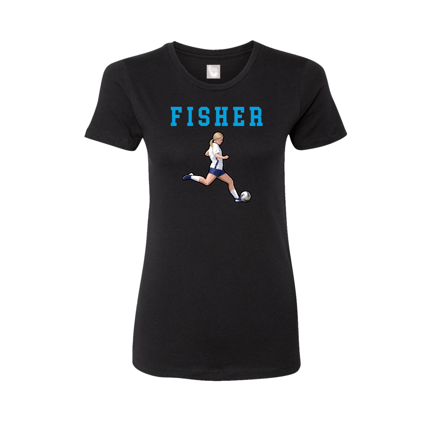 Fitted Women's Tee — Shirsey in Black