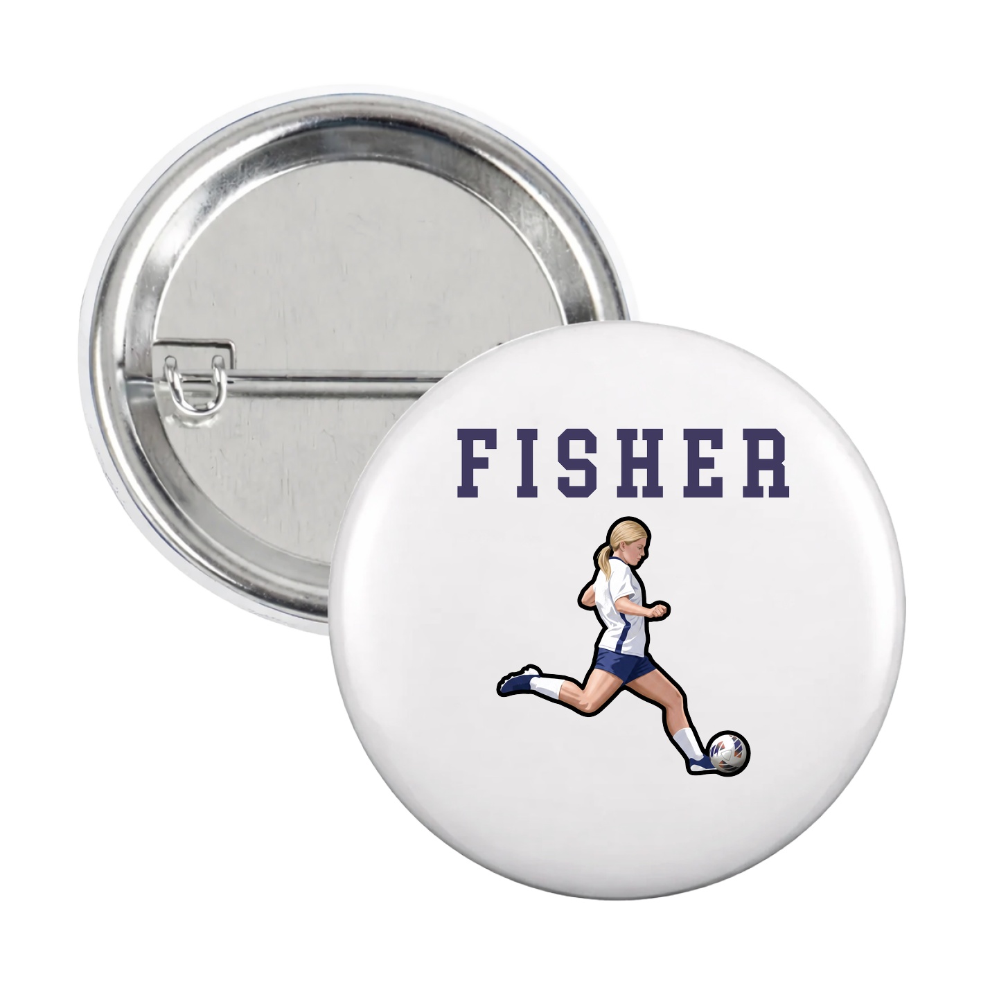 Game Day Button — Shirsey in White
