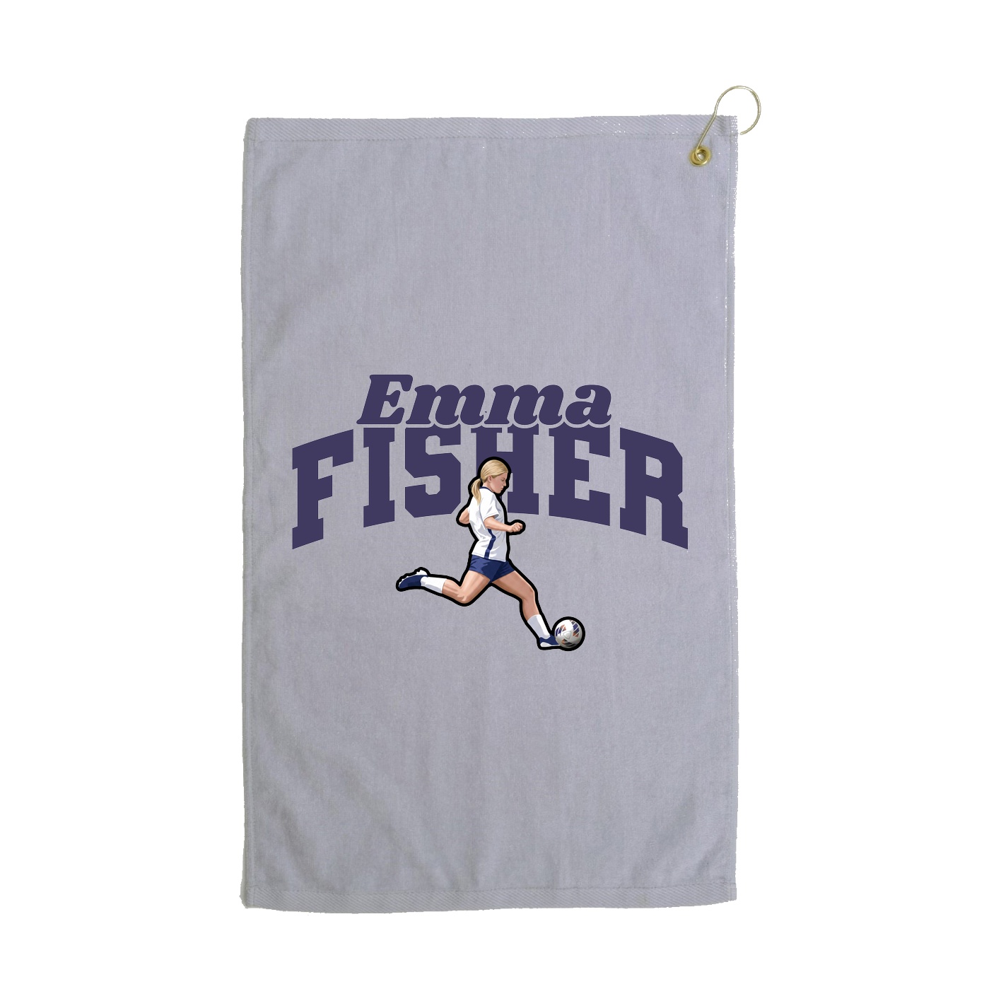 Golf Towel — Signature Arch in Grey