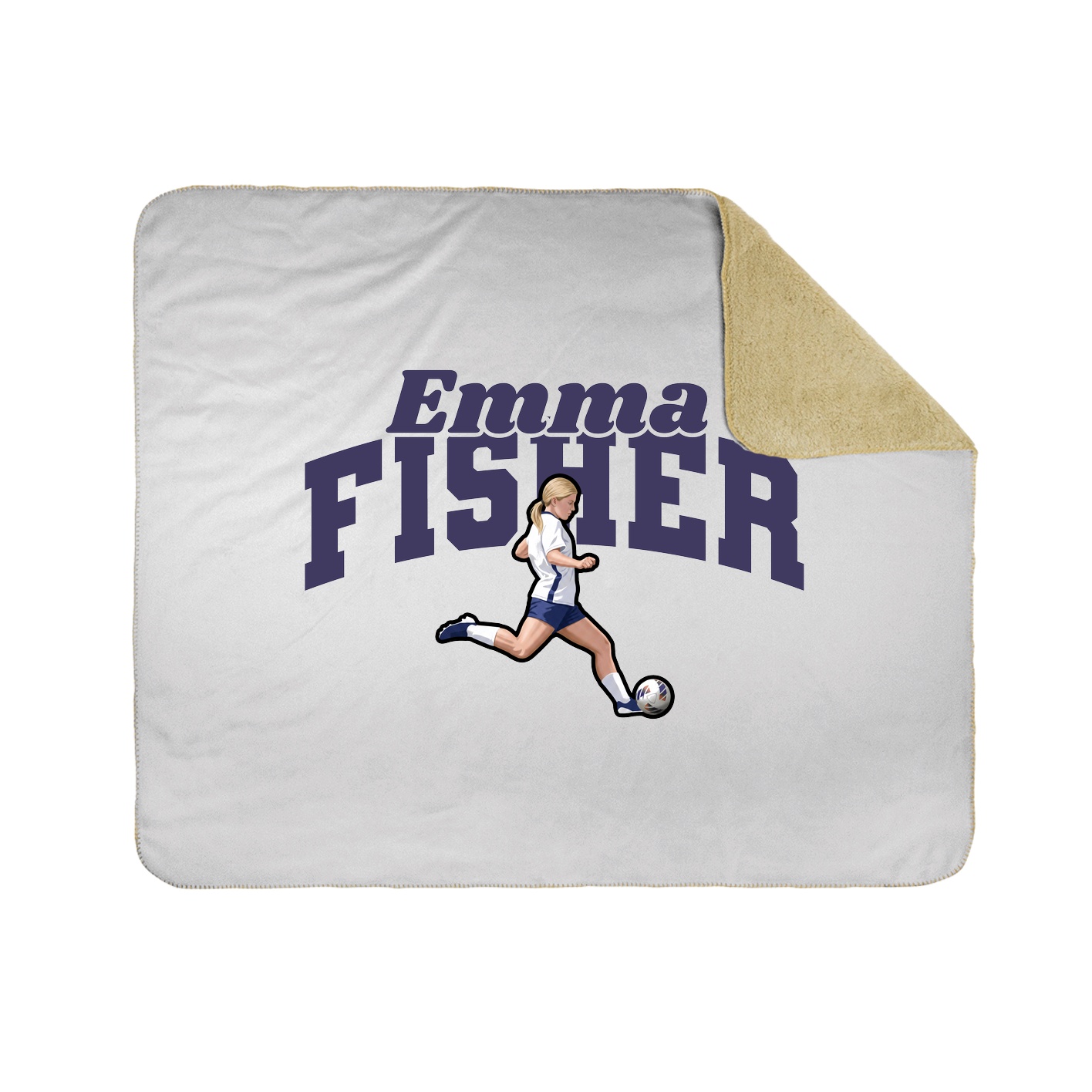 Throw Blanket — Signature Arch in White