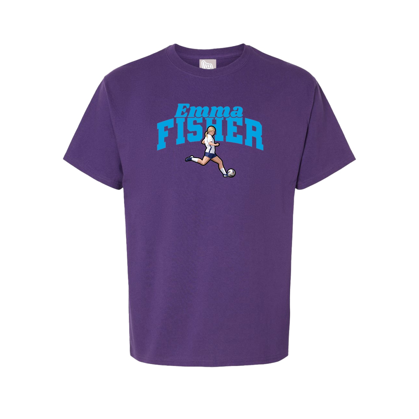 Tee — Signature Arch in Purple