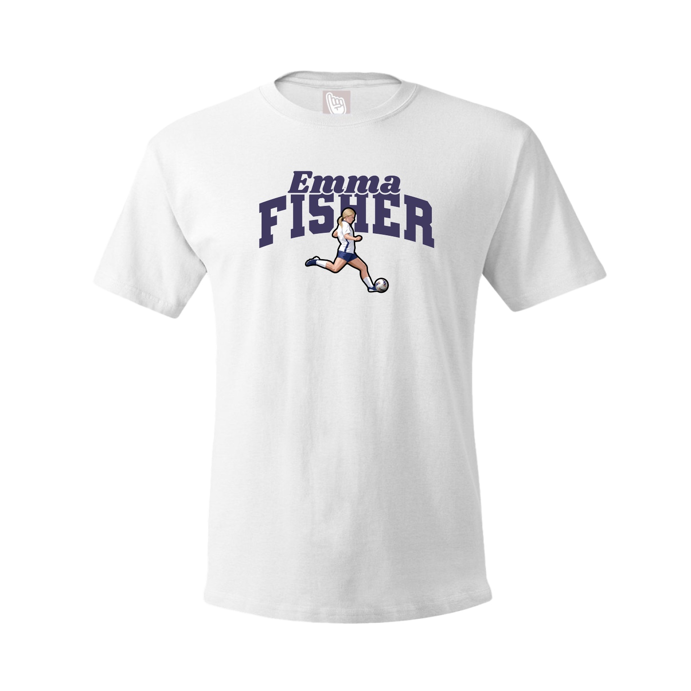 Youth Tee — Signature Arch in White