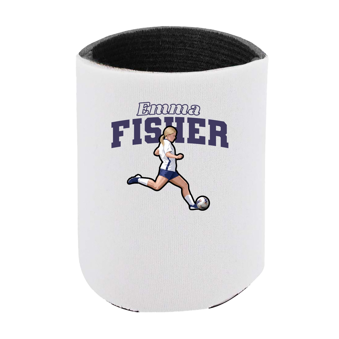 Can Holder — Name Arch in White