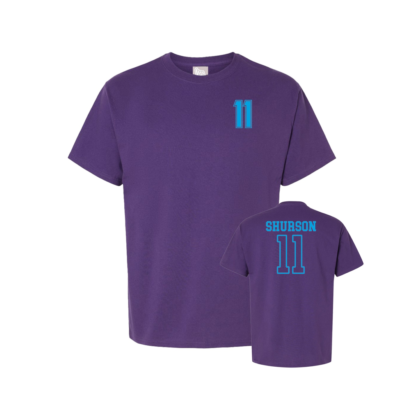 Tee — Chest Back in Purple
